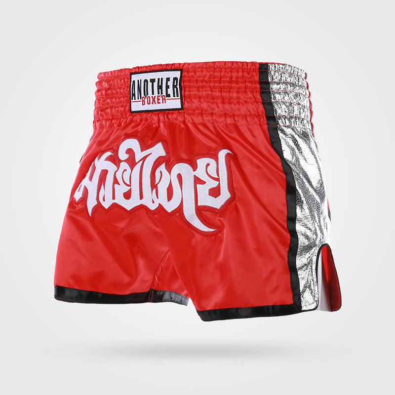 SHORT MUAY THAI COMBAT ROUGE