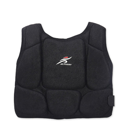 Plastron Karaté Noir – Protection légère pour entraînement combat