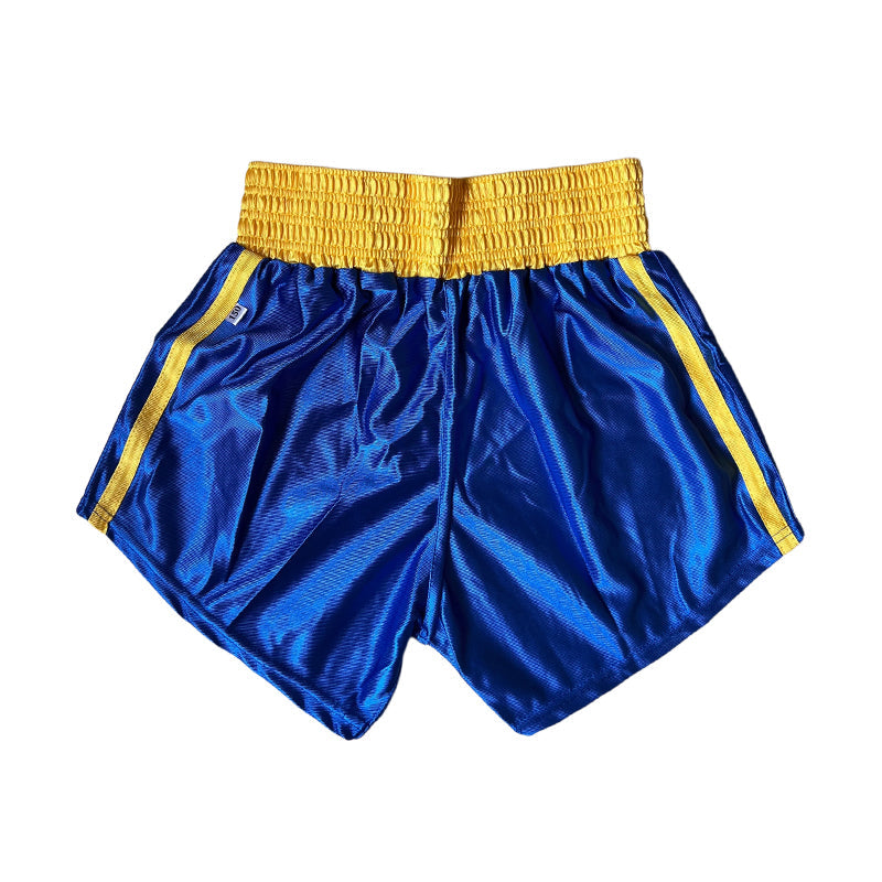 TENUE BOXE FIGHT BLEU