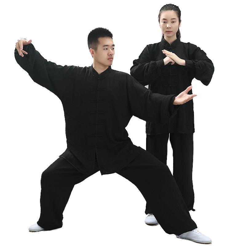 Tenue Kung Fu traditionnelle noire