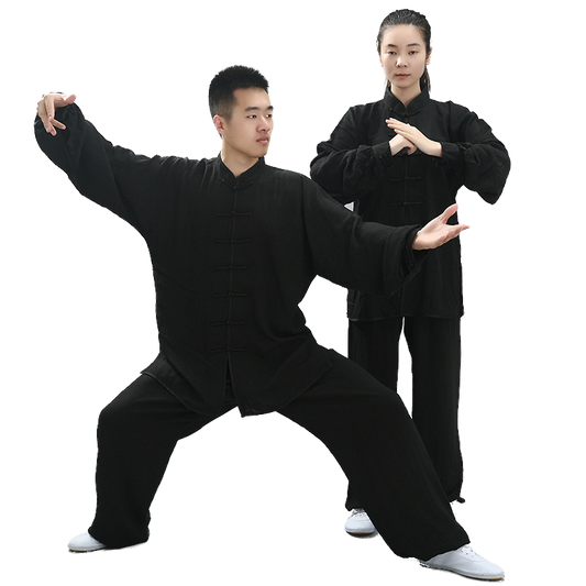 Tenue Kung Fu traditionnelle noire