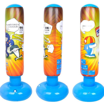 a close up of four different colored toothbrushes 