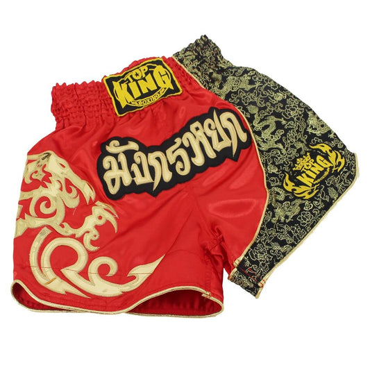 short de Muay Thai rouge